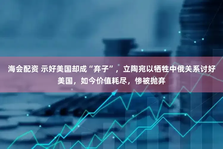 海会配资 示好美国却成“弃子”，立陶宛以牺牲中俄关系讨好美国，如今价值耗尽，惨被抛弃